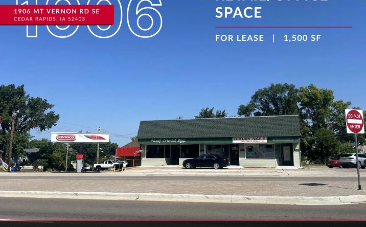 Pictures of Retail, Office property located at 1906 Mt Vernon Rd SE, Cedar Rapids, IA 52403 for lease - image #1