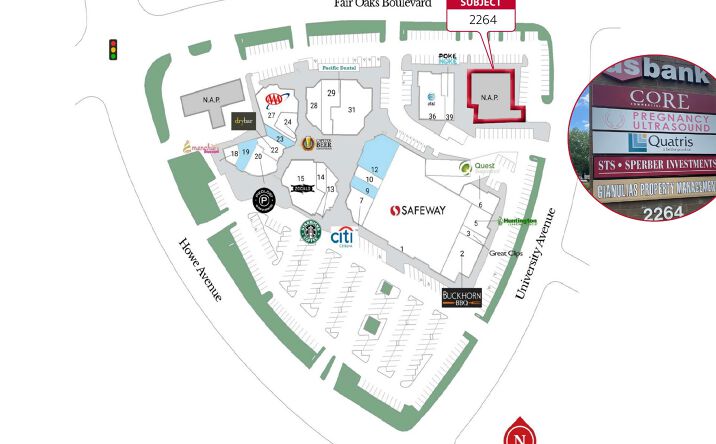 Pictures of Office property located at 2264 Fair Oaks Blvd, Sacramento, CA 95825 for lease - image #1