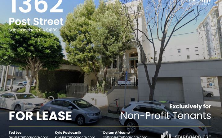 Pictures of Office property located at 1362 Post Street, San Francisco, CA 94109 for lease - image #1