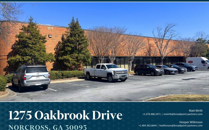 Pictures of Industrial property located at 1275 Oakbrook Drive, Norcross, GA 30093 for lease - image #1