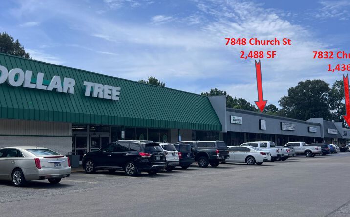 Pictures of Retail, Office, Restaurant property located at 7830 Church Street, Millington, TN 38053 for lease - image #1