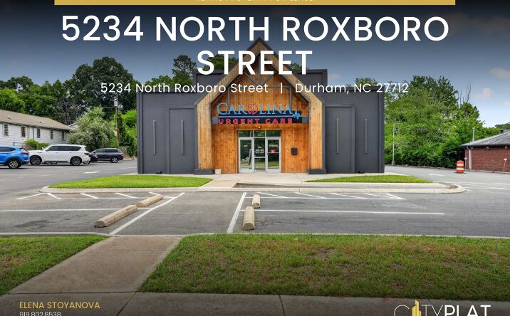 Pictures of Retail, Office property located at 5234 North Roxboro Street, Durham, NC 27712 for lease - image #1