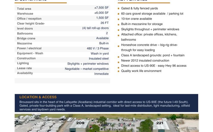 Pictures of Industrial property located at 201 Highway 96, Broussard, LA 70518 for lease - image #1