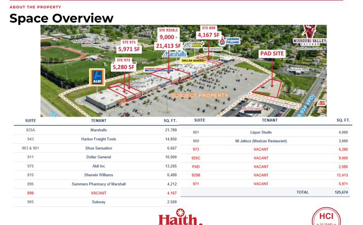 Pictures of Retail, Restaurant property located at 895 West College Street, Marshall, MO 653402912 for lease - image #1