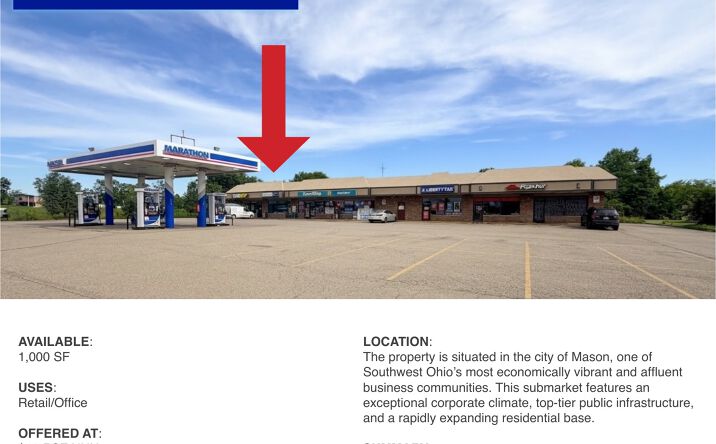 Pictures of Retail, Office property located at 5540 Kings Mills Road, Mason, OH 45040 for lease - image #1
