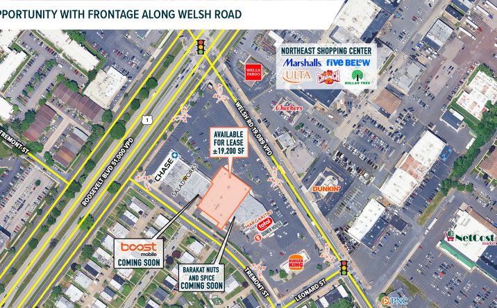 Pictures of Retail property located at 2524 Welsh Road, Philadelphia, PA 19152 for lease - image #1