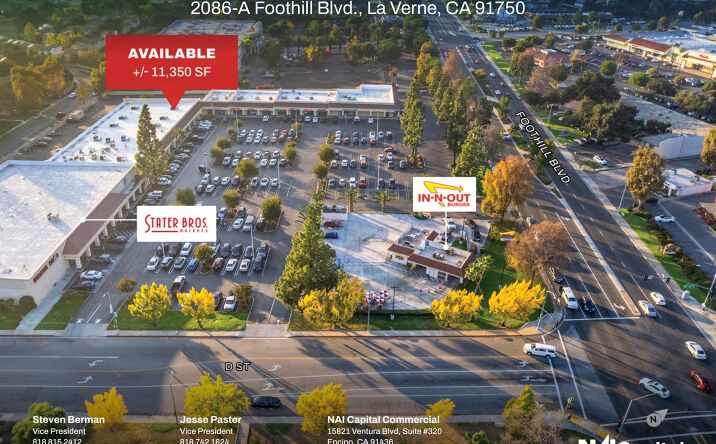 Pictures of Retail property located at 2080 Foothill Boulevard, La Verne, CA 91750 for lease - image #1