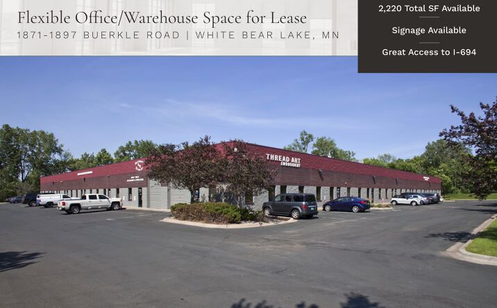 Pictures of Office, Industrial property located at 1871-1897 Buerkle Road, White Bear Lake, MN 55110 for lease - image #1