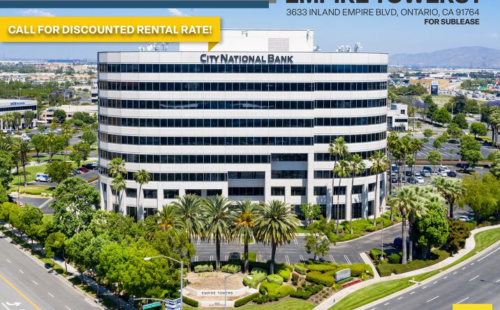 Pictures of Office property located at 3633 Inland Empire Blvd, Ontario, CA 91764 for lease - image #1