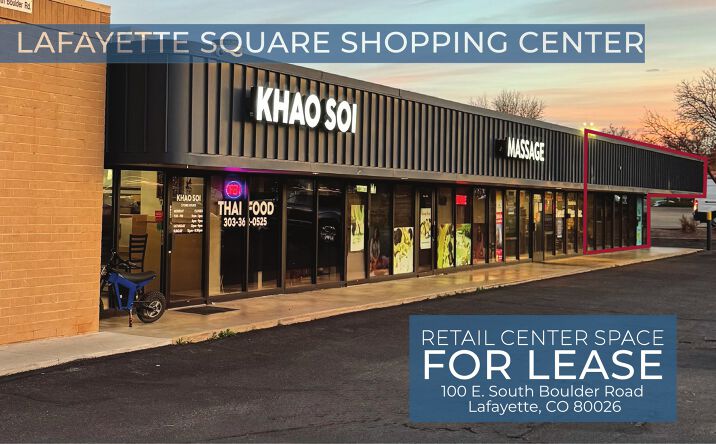 Pictures of Retail property located at 100 E. South Boulder Road, Lafayette, CO 80026 for lease - image #1