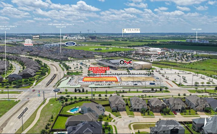 Pictures of Retail property located at SEQ Legacy Dr & Prairie Dr, Prosper, TX 75078 for lease - image #1