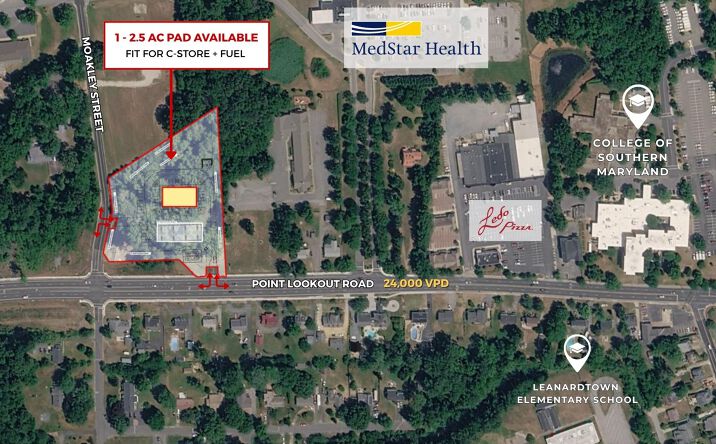 Pictures of Retail, Land property located at 25550 Point Lookout Road, Leonardtown, MD 20650 for lease - image #1