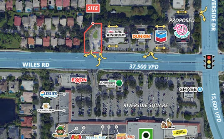 Pictures of Land property located at 8191 Wiles Road, Coral Springs, FL 33067 for lease - image #1