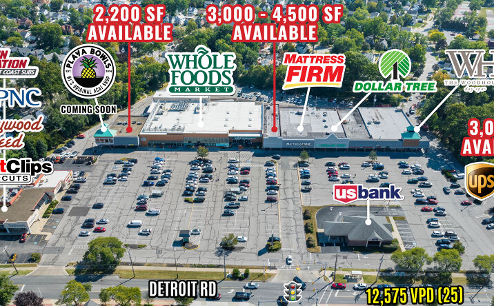 Pictures of Retail property located at 19801 Detroit Rd, Rocky River, OH 44116 for lease - image #1