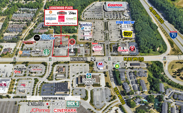 Pictures of Retail property located at 17100 Royalton Rd, Strongsville, OH 44136 for lease - image #1