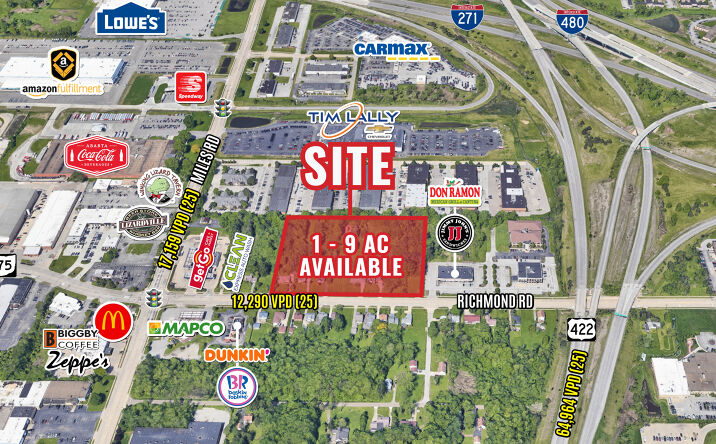 Pictures of Land property located at 4914 Richmond Rd, Warrensville Heights, OH 44128 for lease - image #1