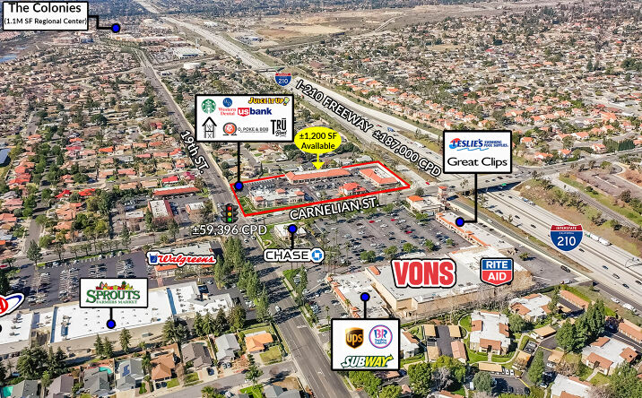Pictures of Retail property located at 6614 Carnelian St, Rancho Cucamonga, CA 91701 for lease - image #1
