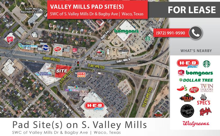 Pictures of Retail, Land property located at 1723 S Valley Mills Dr, Waco, TX 76711 for lease - image #1
