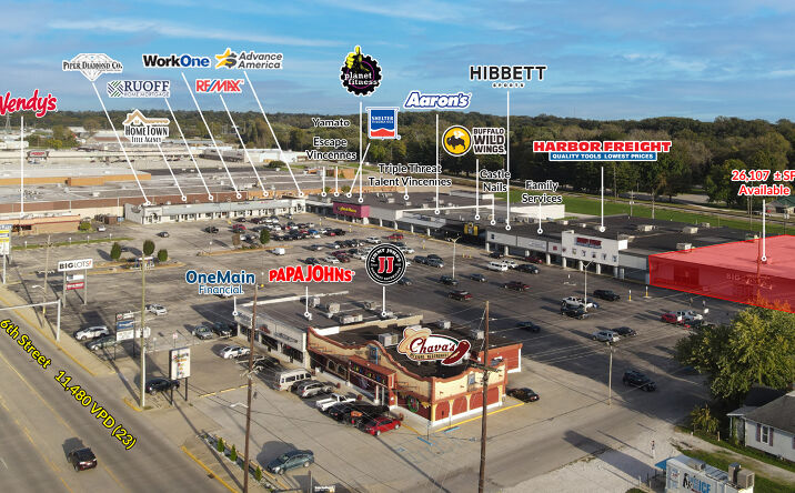 Pictures of Retail property located at 2445 N 6th St, Vincennes, IN 47591 for sales - image #1