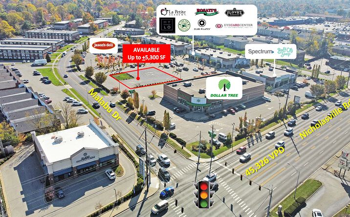 Pictures of Retail, Office, Restaurant property located at 120 Malabu Dr, Lexington, KY 40503 for lease - image #1