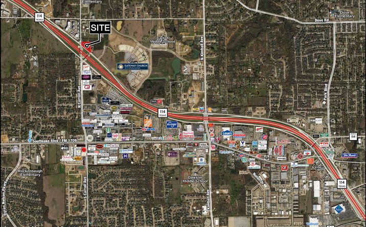 Pictures of Retail property located at 985 N Carroll Ave, SouthLake, TX 76092 for lease - image #1