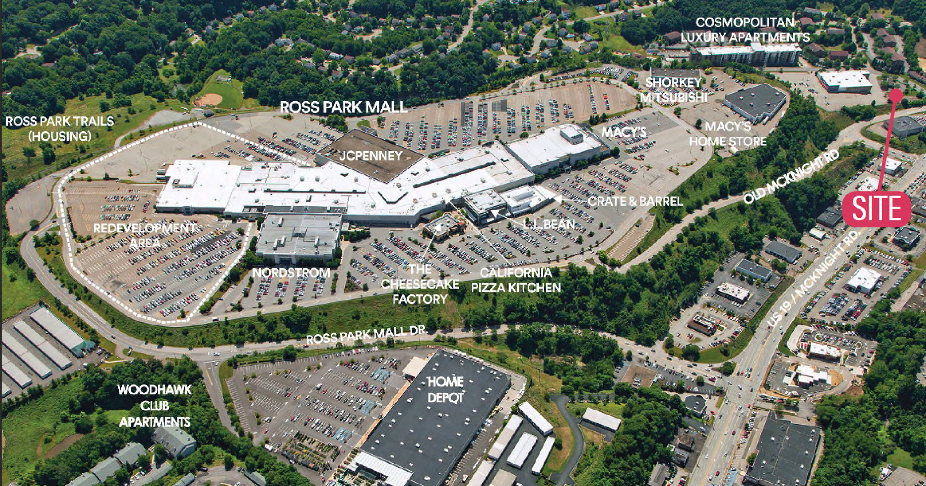 Leasing & Advertising at Ross Park Mall, a SIMON Center
