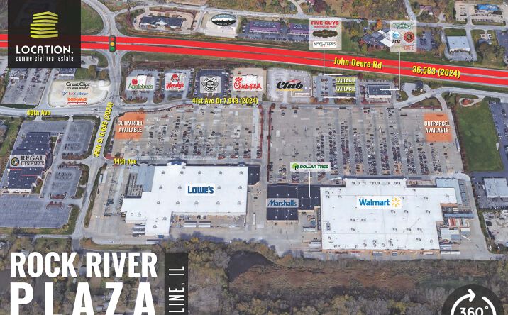 Pictures of Retail property located at 3430 41st Ave Dr, Moline, IL 61265 for lease - image #1