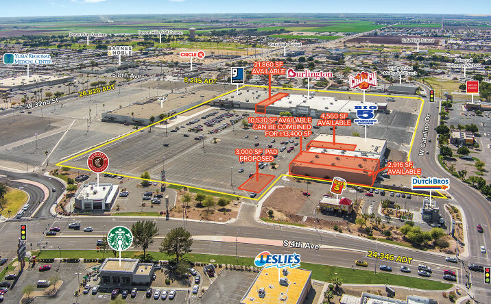 Pictures of Retail, Land property located at 505 W. Catalina Dr., Yuma, AZ 85364 for lease - image #1