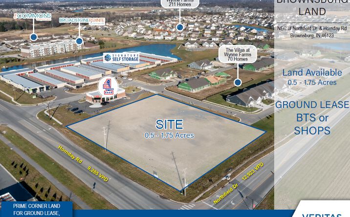 Pictures of Retail, Office, Land property located at Hornaday Rd, Brownsburg, IN 46112 for lease - image #1