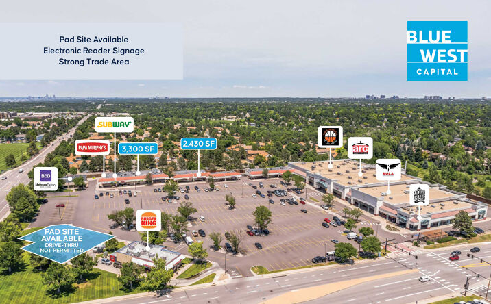 Pictures of Retail property located at 7400 S University Blvd, Centennial, CO 80122 for lease - image #1