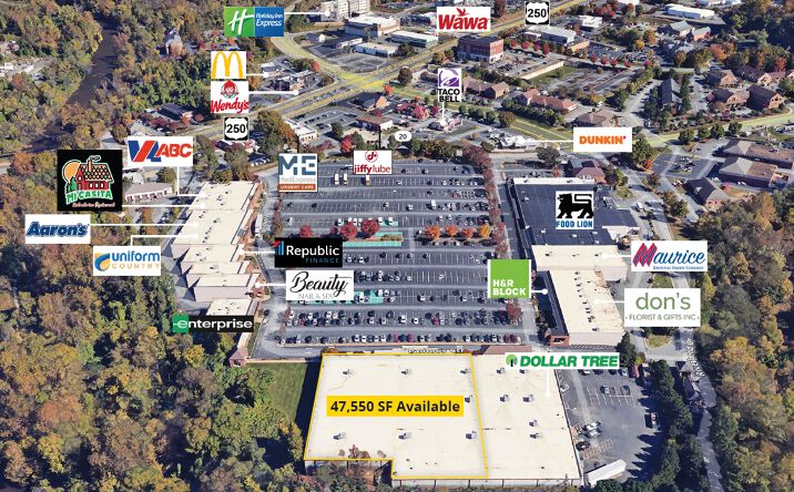 Pictures of Retail, Restaurant property located at 504 Pantops Ctr, Charlottesville, VA 22911 for lease - image #1