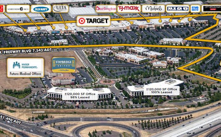 Pictures of Retail property located at 3531 N Freeway Blvd, Sacramento, CA 95834 for lease - image #1