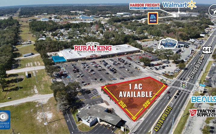Pictures of Land property located at 1715 Citrus Blvd, Leesburg, FL 34748 for lease - image #1