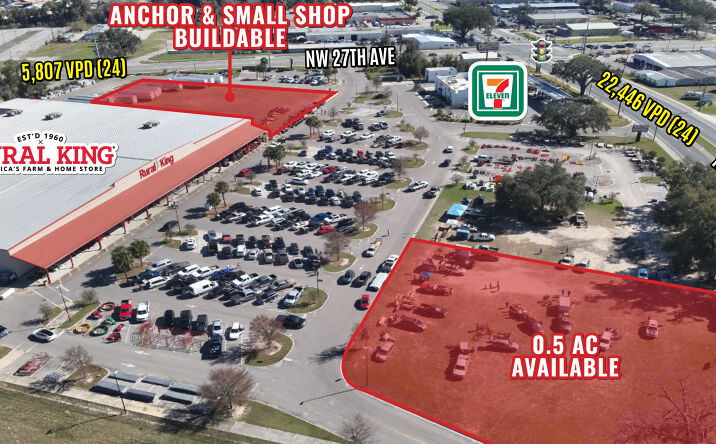 Pictures of Land, Retail property located at 2999 NW 10th St, Ocala, FL 34475 for lease - image #1