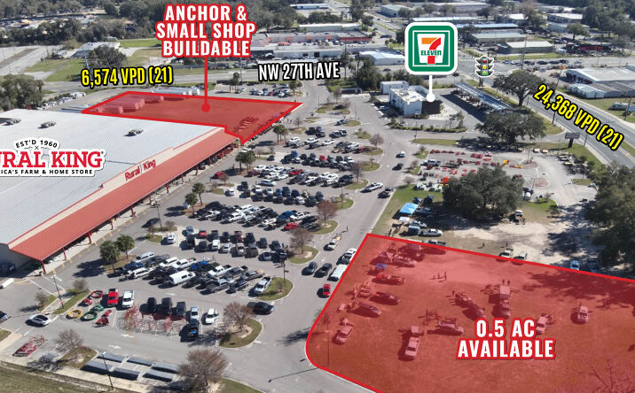 Pictures of Land, Retail property located at 2999 NW 10th St, Ocala, FL 34475 for lease - image #1
