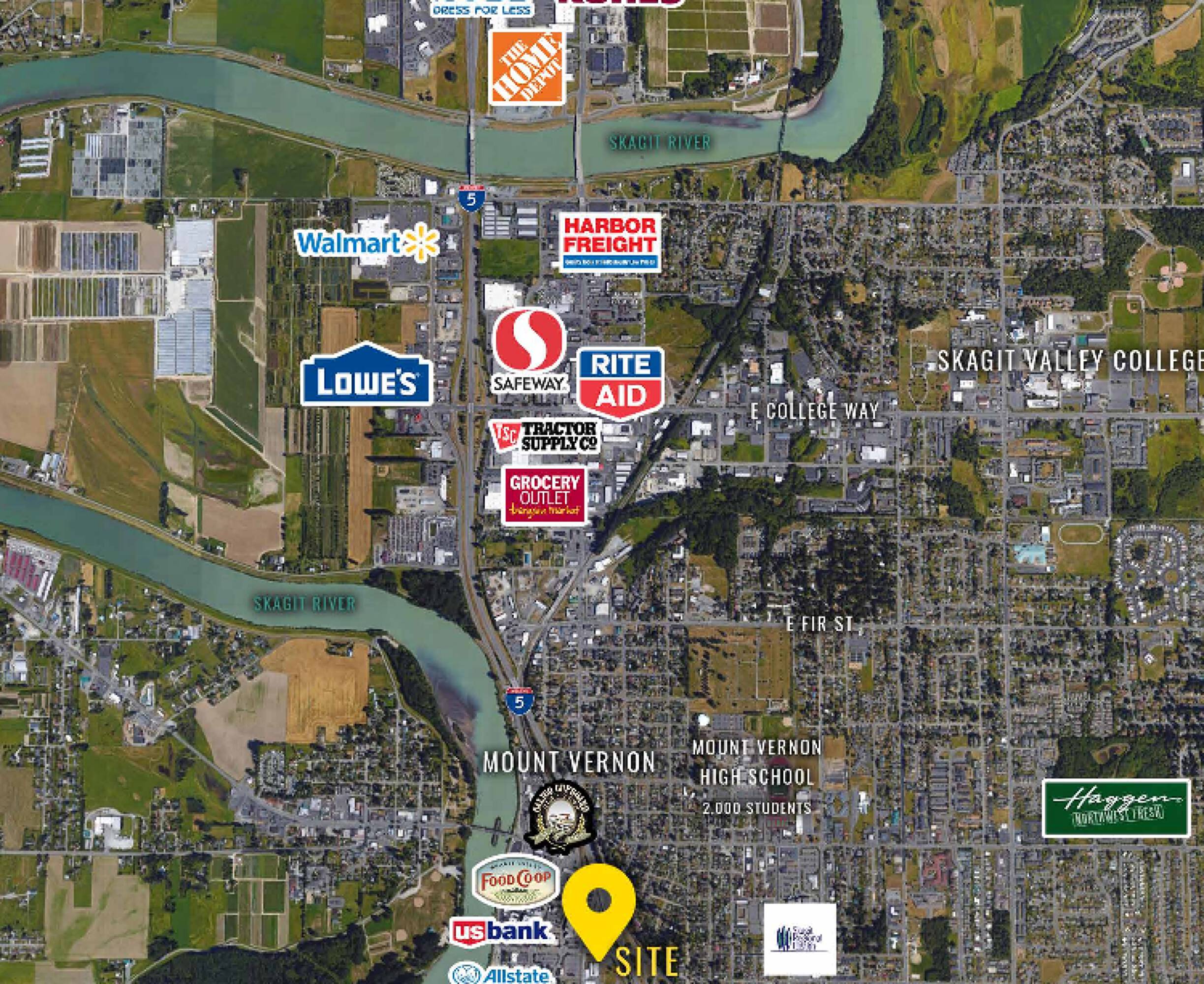 SWC I5 & E Kincaid Street, Mount Vernon, WA 98273