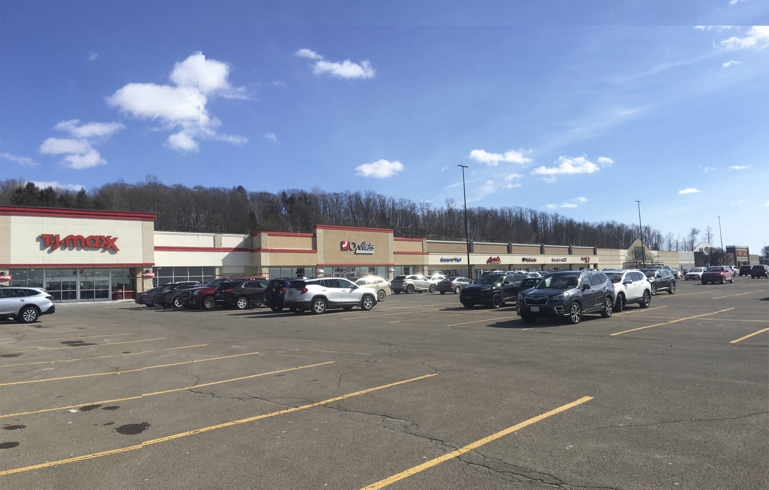 Walmart Supercenter Escalators Transport Customers Parking Stock