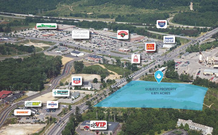 Pictures of Land property located at 41 Lewiston Rd, Topsham, ME 04086 for lease - image #1