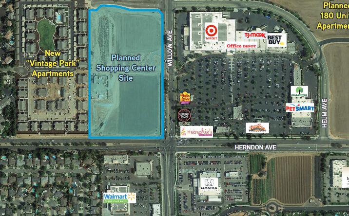 Pictures of Retail property located at NWC Herndon & Willow Avenues, Fresno, CA 93612 for lease - image #1