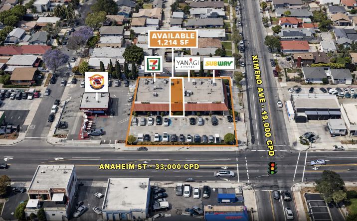 Pictures of Retail, Office, Restaurant property located at Anaheim St & Ximeno Ave, Long Beach, CA 90804 for lease - image #1