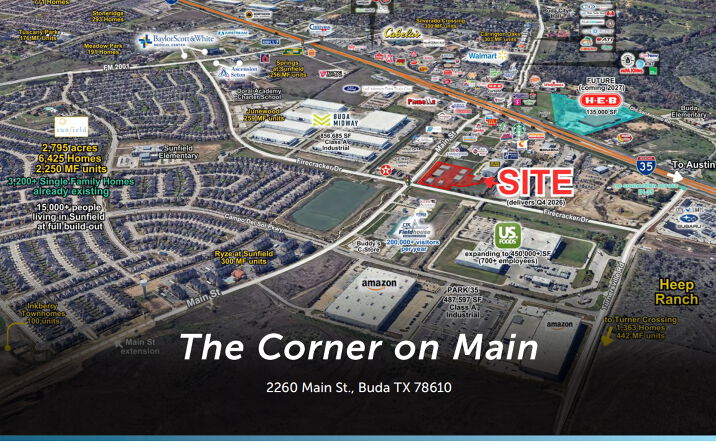 Pictures of Retail, Office, Restaurant property located at 2260 Main St, Buda, TX 78610 for lease - image #1