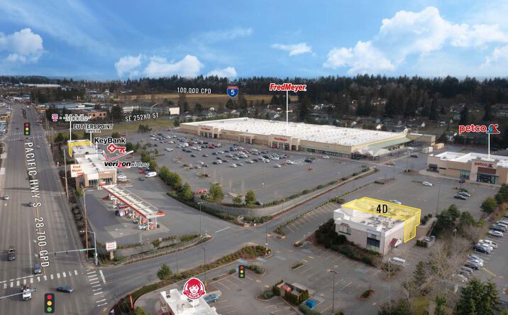 Pictures of Retail property located at 25250 Pacific Hwy S, Kent, WA 98032 for lease - image #1