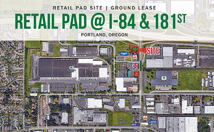 Pictures of Retail property located at Interstate 84 and 181st Ave, Portland, OR 97230 for lease - image #1