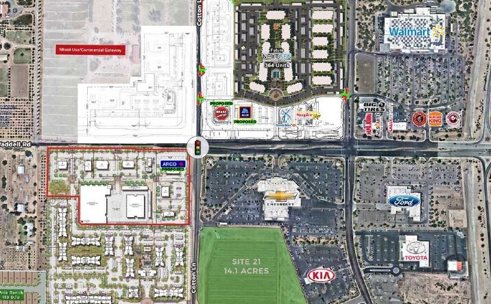 Pictures of Retail, Land property located at 16991 W Waddell Rd, Surprise, AZ 85388 for lease - image #1