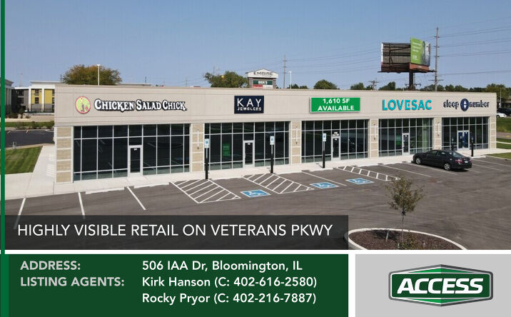 Pictures of Retail property located at 506 IAA Dr, Bloomington, IL 61701 for lease - image #1