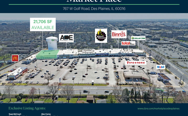 Pictures of Retail property located at 767 W Golf Rd, Des Plaines, IL 60016 for lease - image #1
