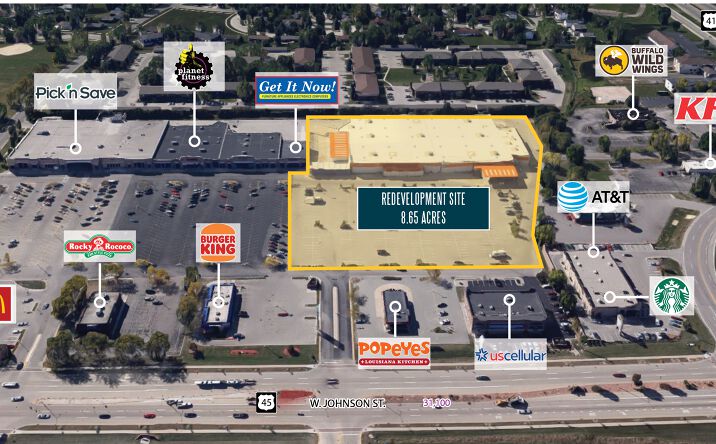 Pictures of Retail property located at 844 W Johnson St, Fond du Lac, WI 54935 for lease - image #1