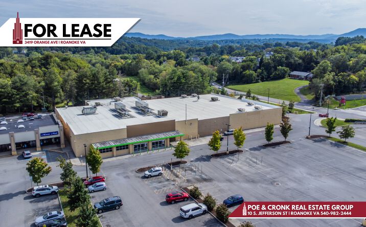 Pictures of Retail property located at 3419 Orange Ave NE, Roanoke, VA 24017 for lease - image #1