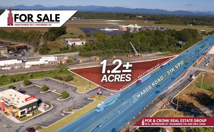 Pictures of Land property located at 14600 Wards Rd, Lynchburg, VA 24502 for lease - image #1