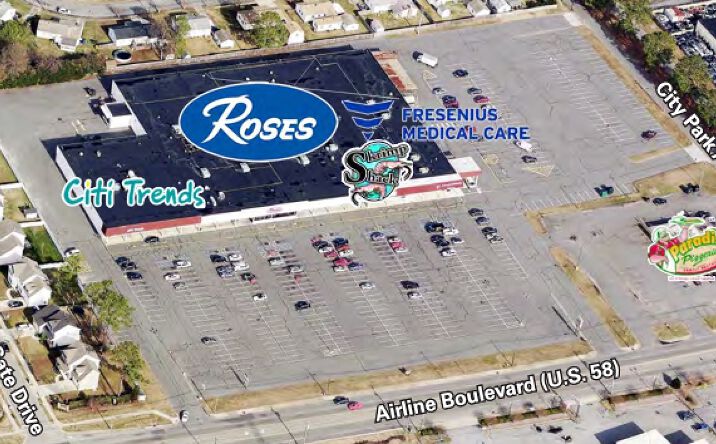 Pictures of Retail, Industrial property located at 3080-3108 Airline Blvd, Portsmouth, VA 23701 for lease - image #1